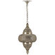 Tangiers 1 Light 12 inch Nickel Pendant Ceiling Light